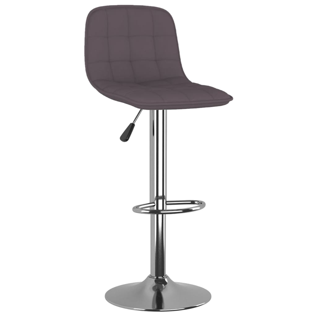 Tabourets de bar lot de 2 taupe tissu - XIOS