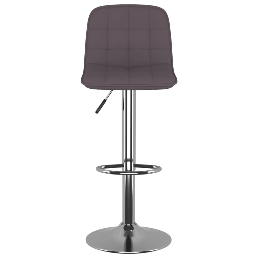 Tabourets de bar lot de 2 taupe tissu - XIOS