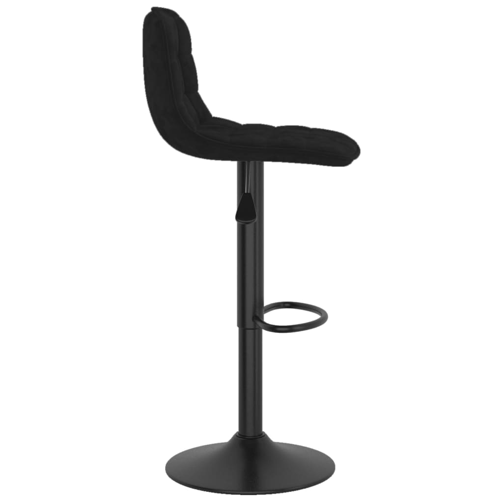 Tabouret de bar Noir Velours - XIOS