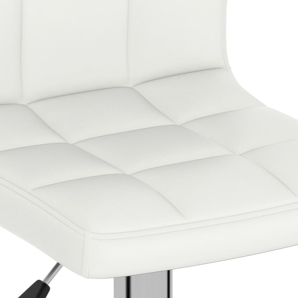 Tabouret de bar Blanc Similicuir - XIOS