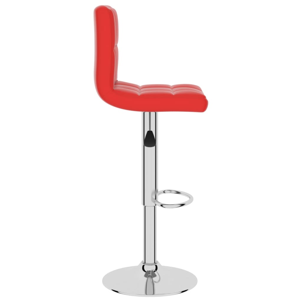 Tabouret de bar Rouge Similicuir - XIOS