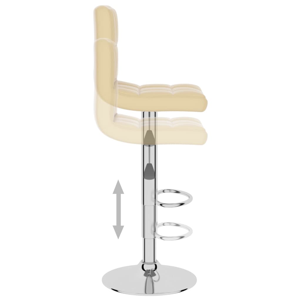 Tabouret de bar Crème Similicuir - XIOS