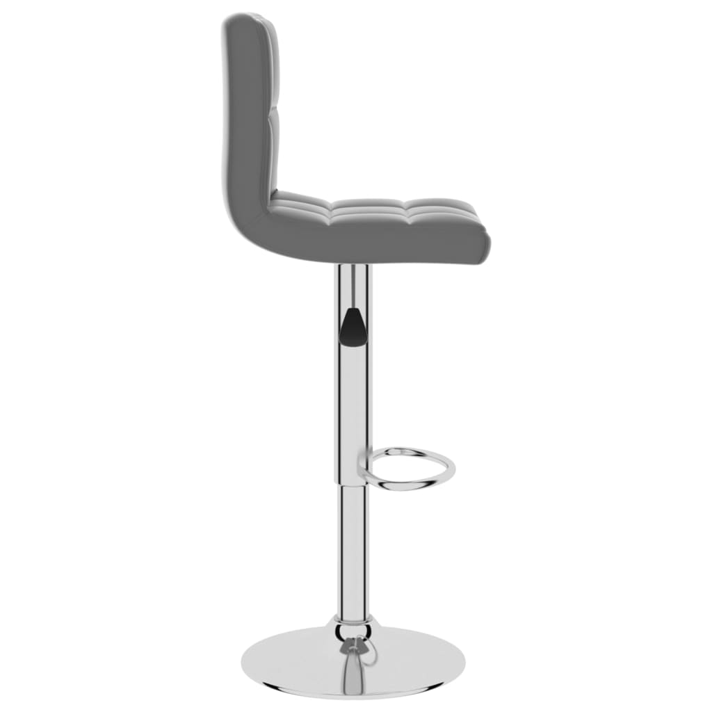 Tabouret de bar Gris Similicuir - XIOS