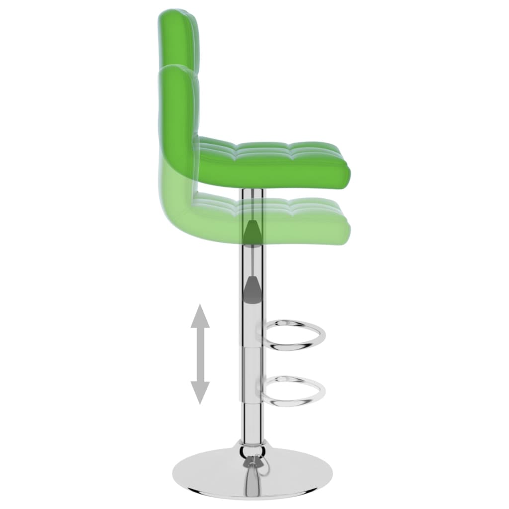 Tabouret de bar Vert Similicuir Tabourets de bar vidaXL