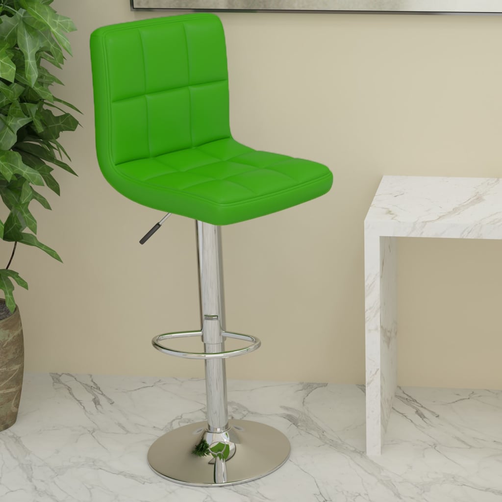 Tabouret de bar Vert Similicuir Tabourets de bar vidaXL