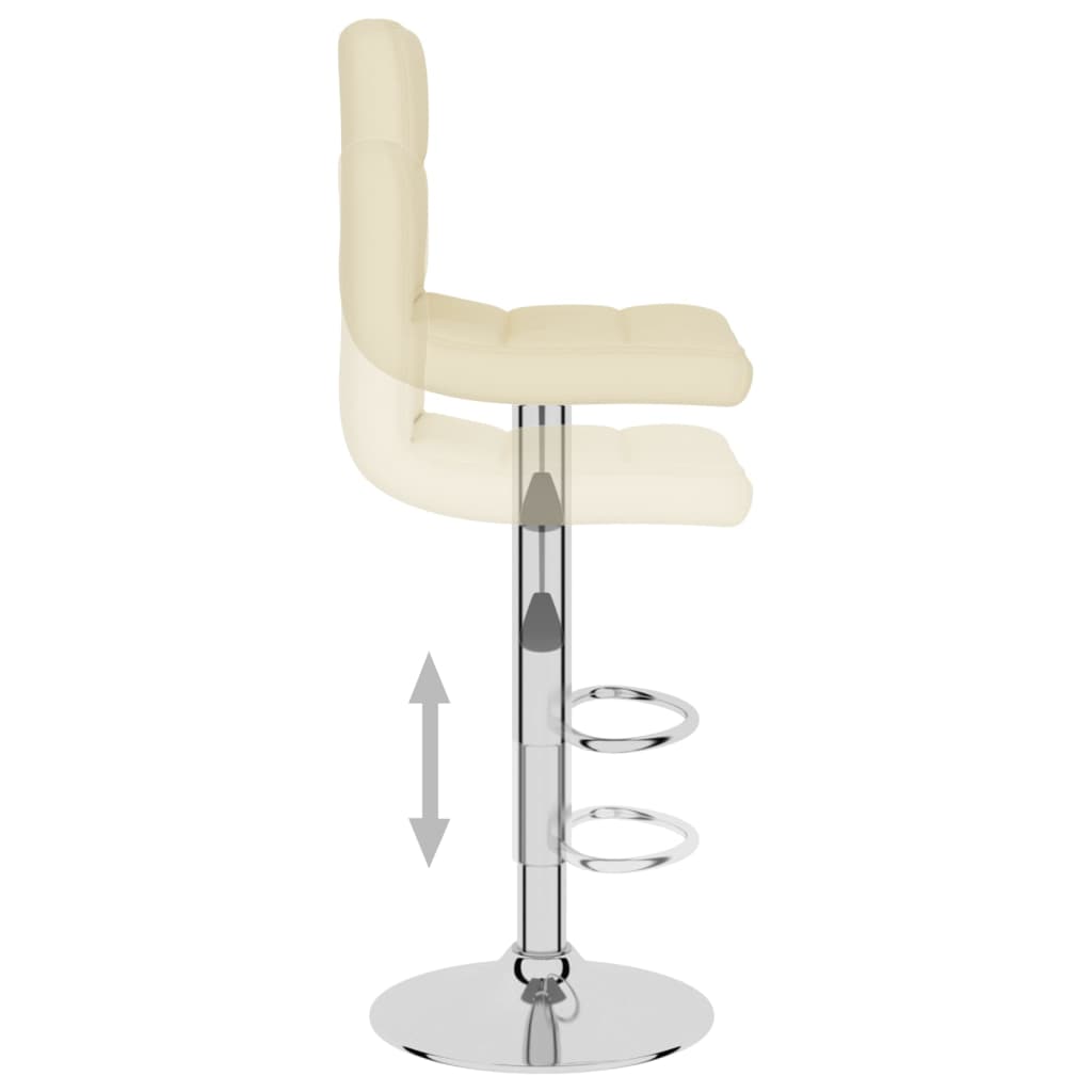 Tabouret de bar Crème Tissu - XIOS