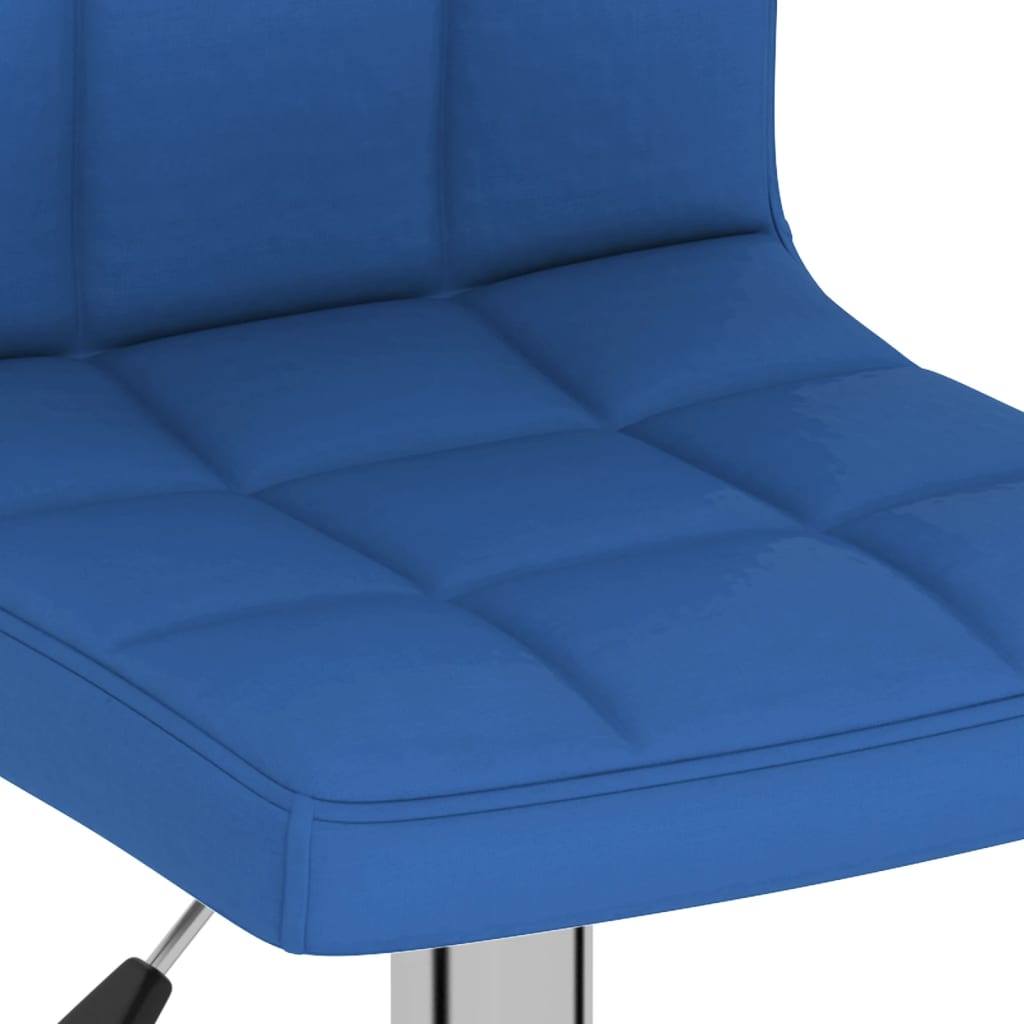 Tabouret de bar Bleu Tissu - XIOS