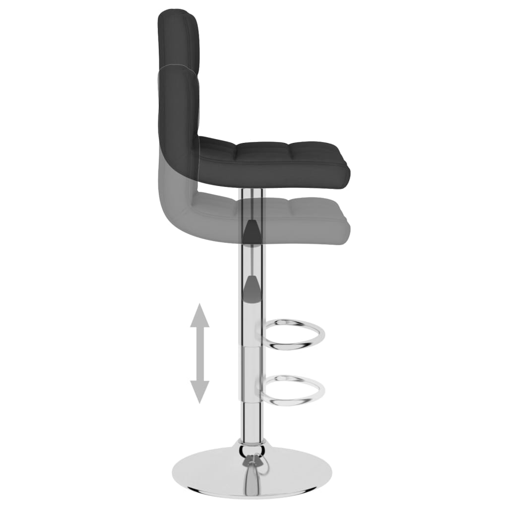 Tabouret de bar Noir Tissu - XIOS