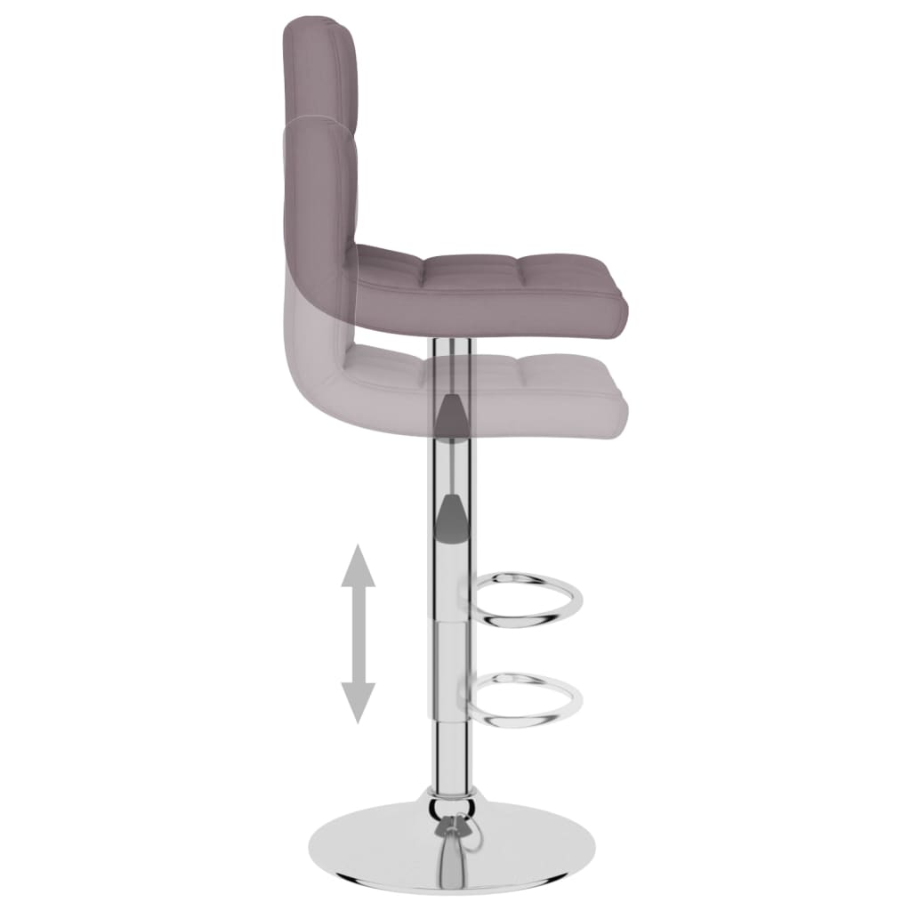 Tabouret de bar Taupe Tissu - XIOS