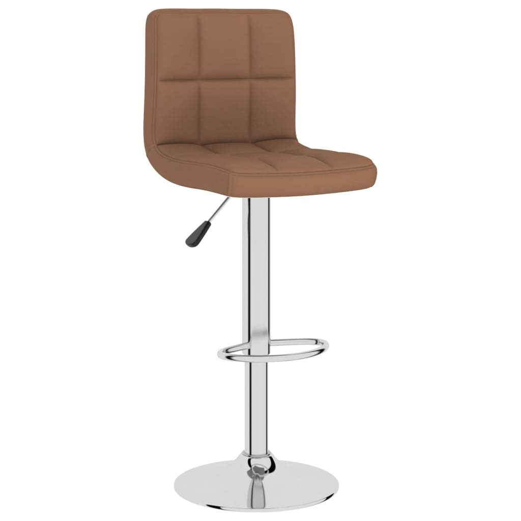 Tabourets de bar lot de 2 marron tissu Tabourets de bar vidaXL   
