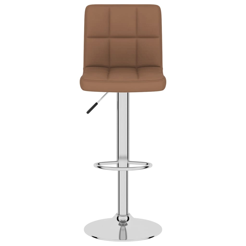 Tabourets de bar lot de 2 marron tissu Tabourets de bar vidaXL   