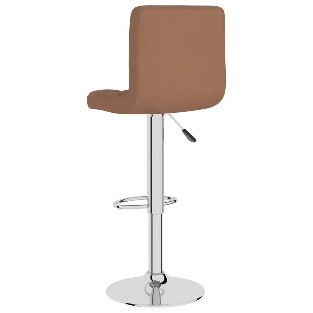 Tabourets de bar lot de 2 marron tissu Tabourets de bar vidaXL   