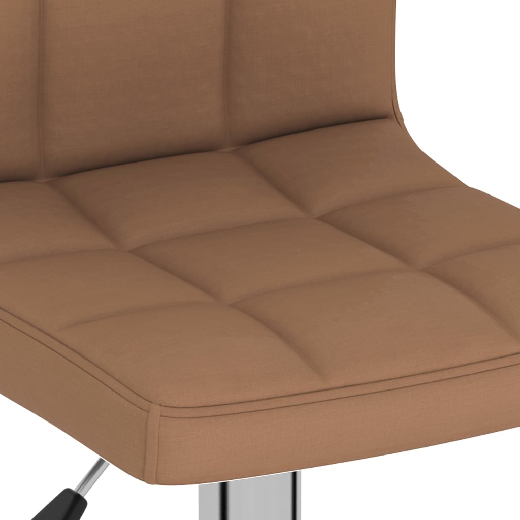 Tabourets de bar lot de 2 marron tissu Tabourets de bar vidaXL   