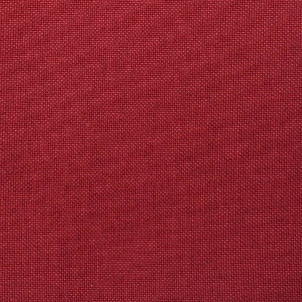 Tabourets de bar lot de 2 rouge bordeaux tissu - XIOS
