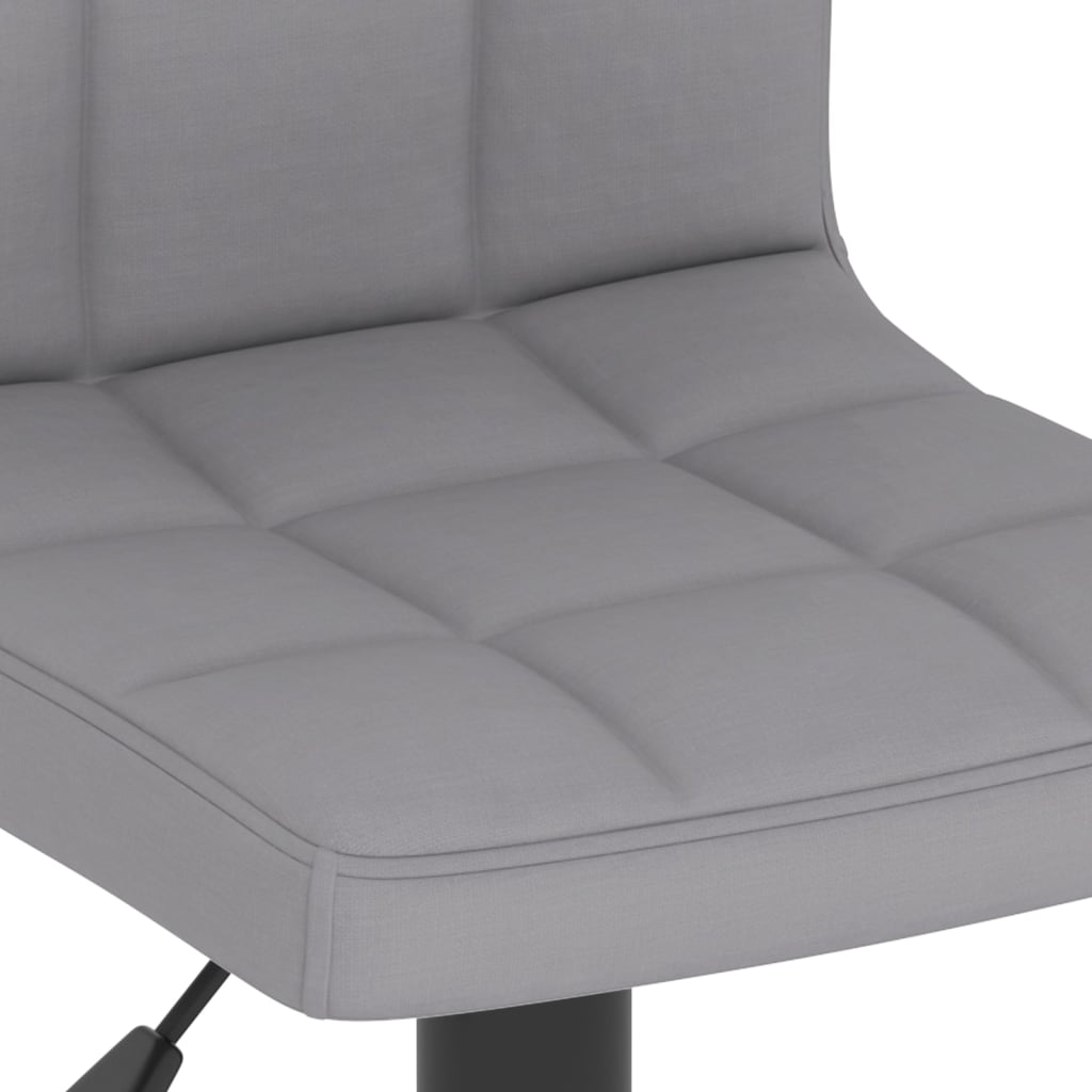 Tabourets de bar lot de 2 gris clair tissu - XIOS