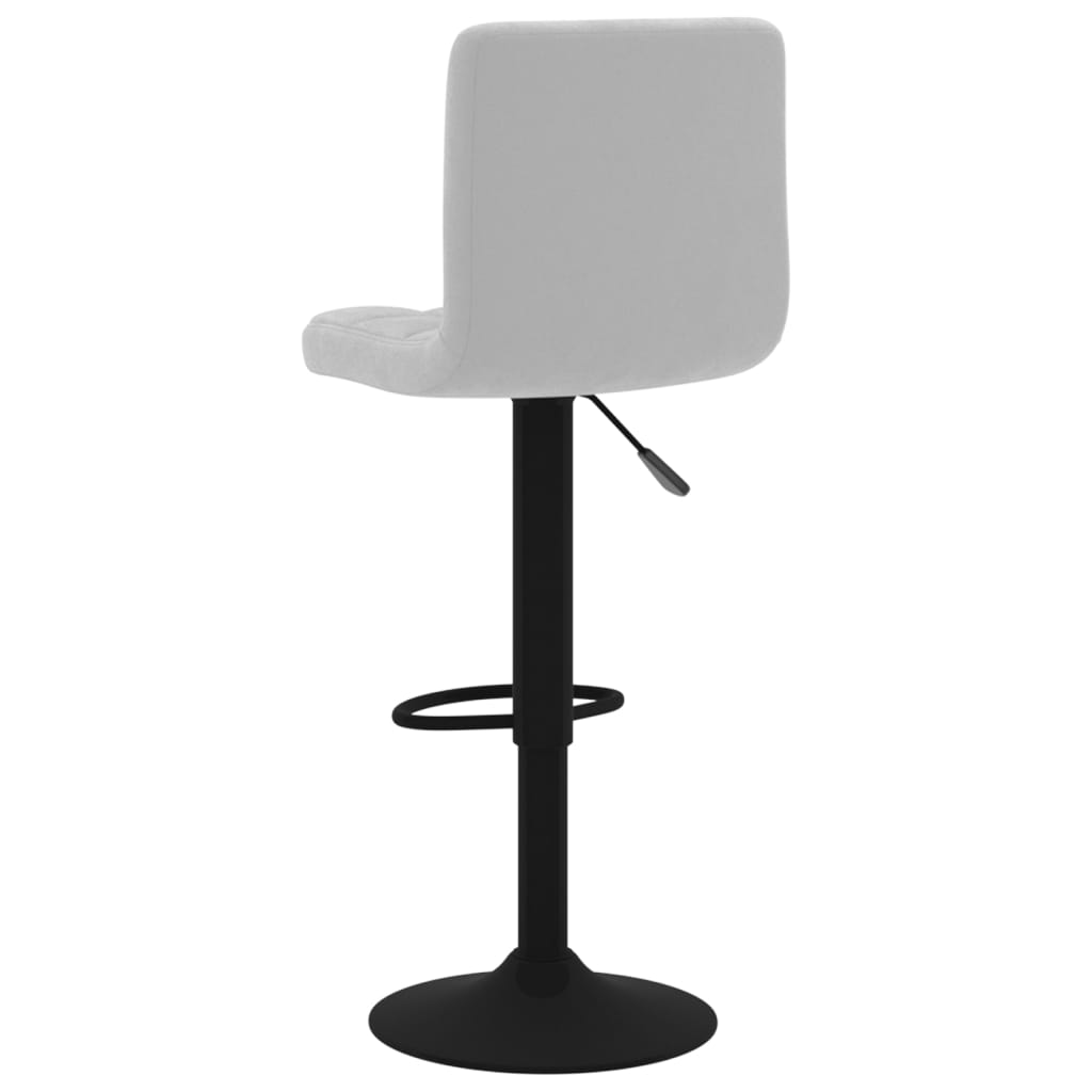 Tabouret de bar Gris clair Velours - XIOS