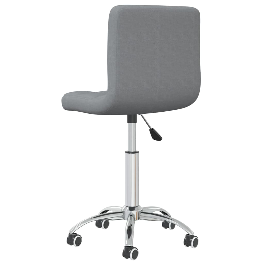 Chaise pivotante de bureau Gris clair Tissu - XIOS