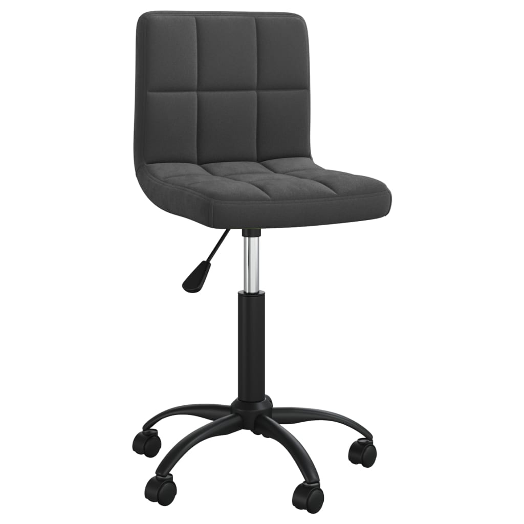 Chaise pivotante de bureau Noir Velours - XIOS