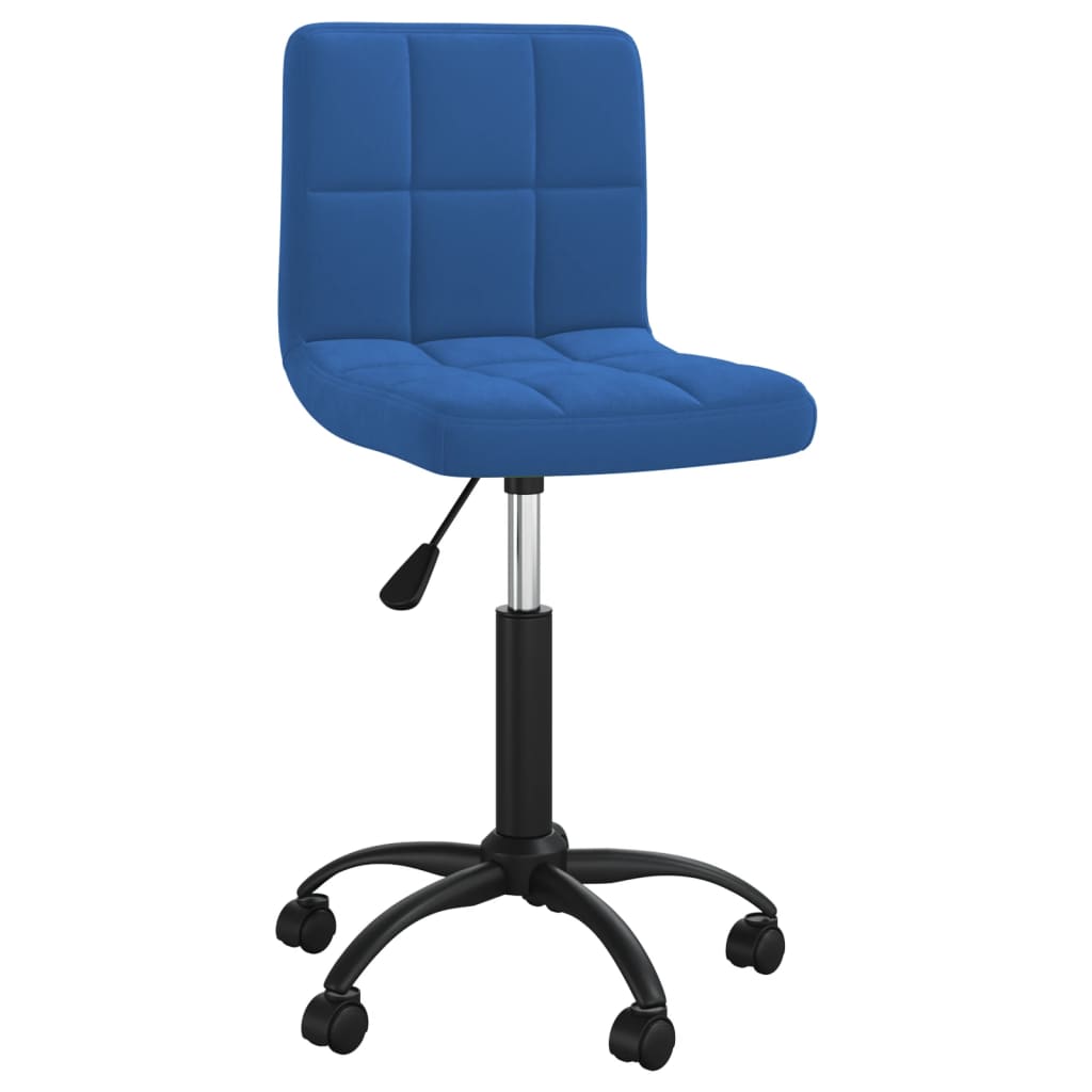 Chaise pivotante de bureau Bleu Velours - XIOS