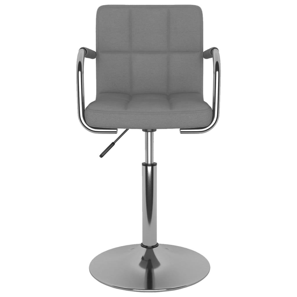 Tabouret de bar Gris clair Tissu - XIOS