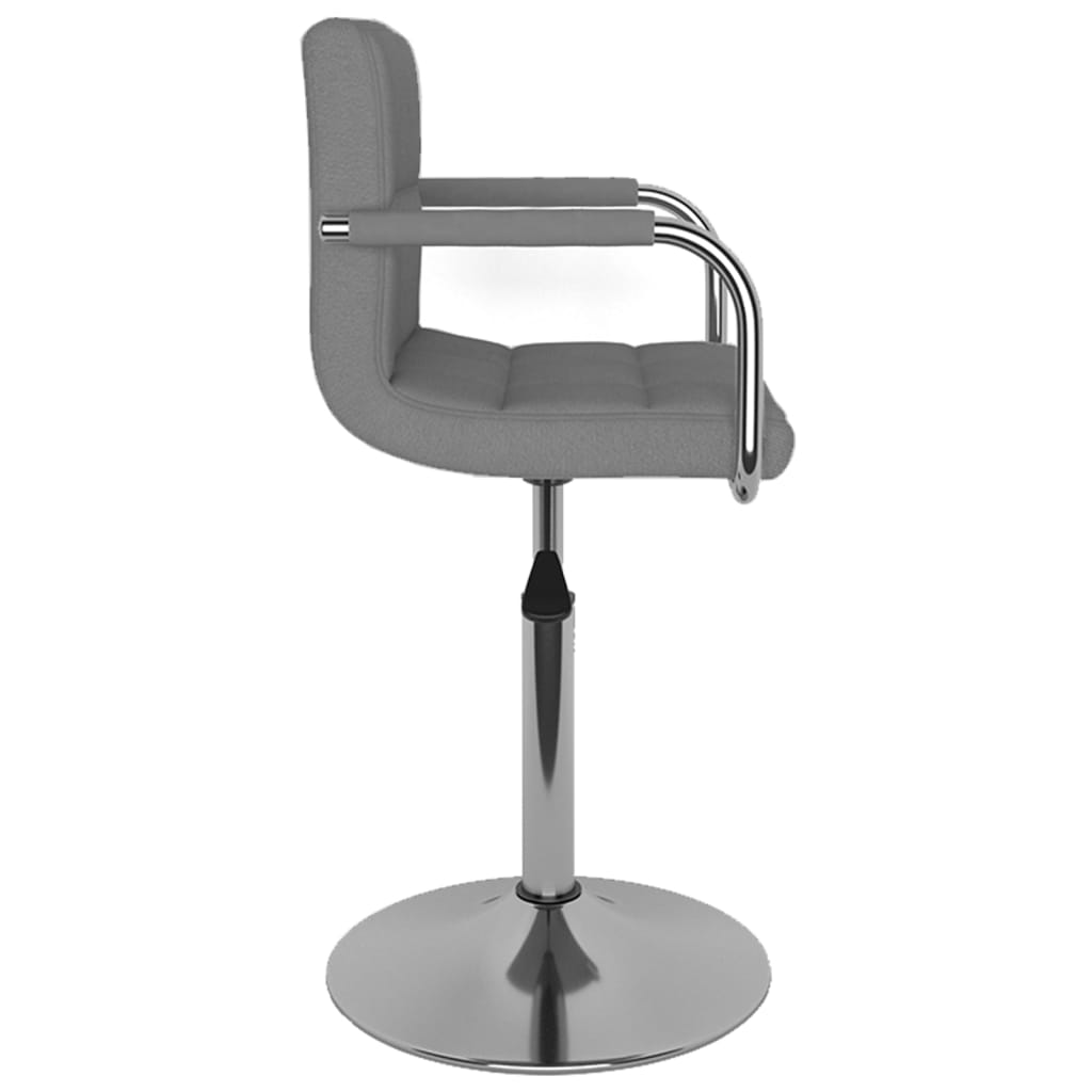 Tabouret de bar Gris clair Tissu - XIOS