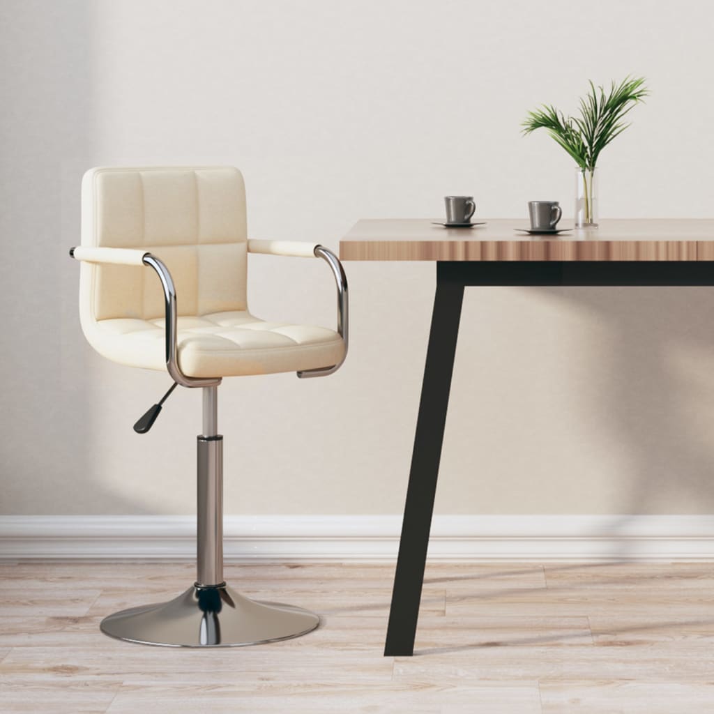 Tabouret de bar Crème Tissu - XIOS