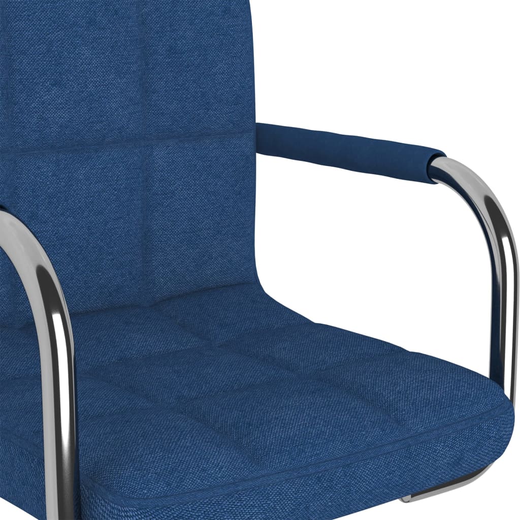 Tabouret de bar Bleu Tissu - XIOS
