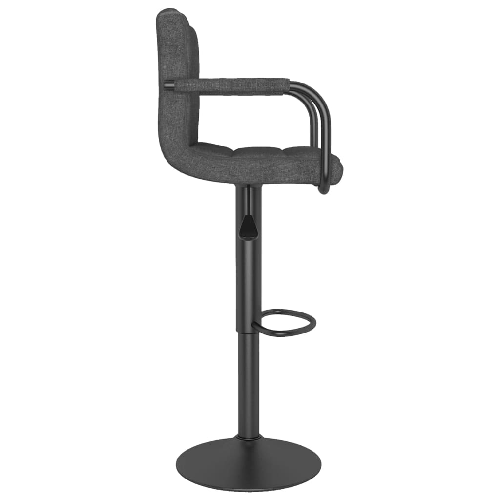 Tabouret de bar Gris foncé Tissu - XIOS