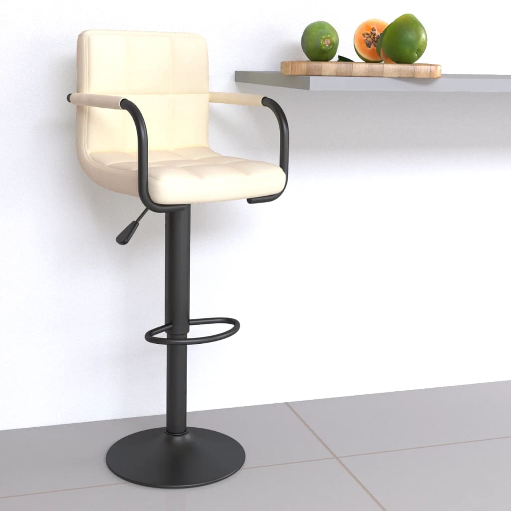 Tabouret de bar Crème Tissu - XIOS
