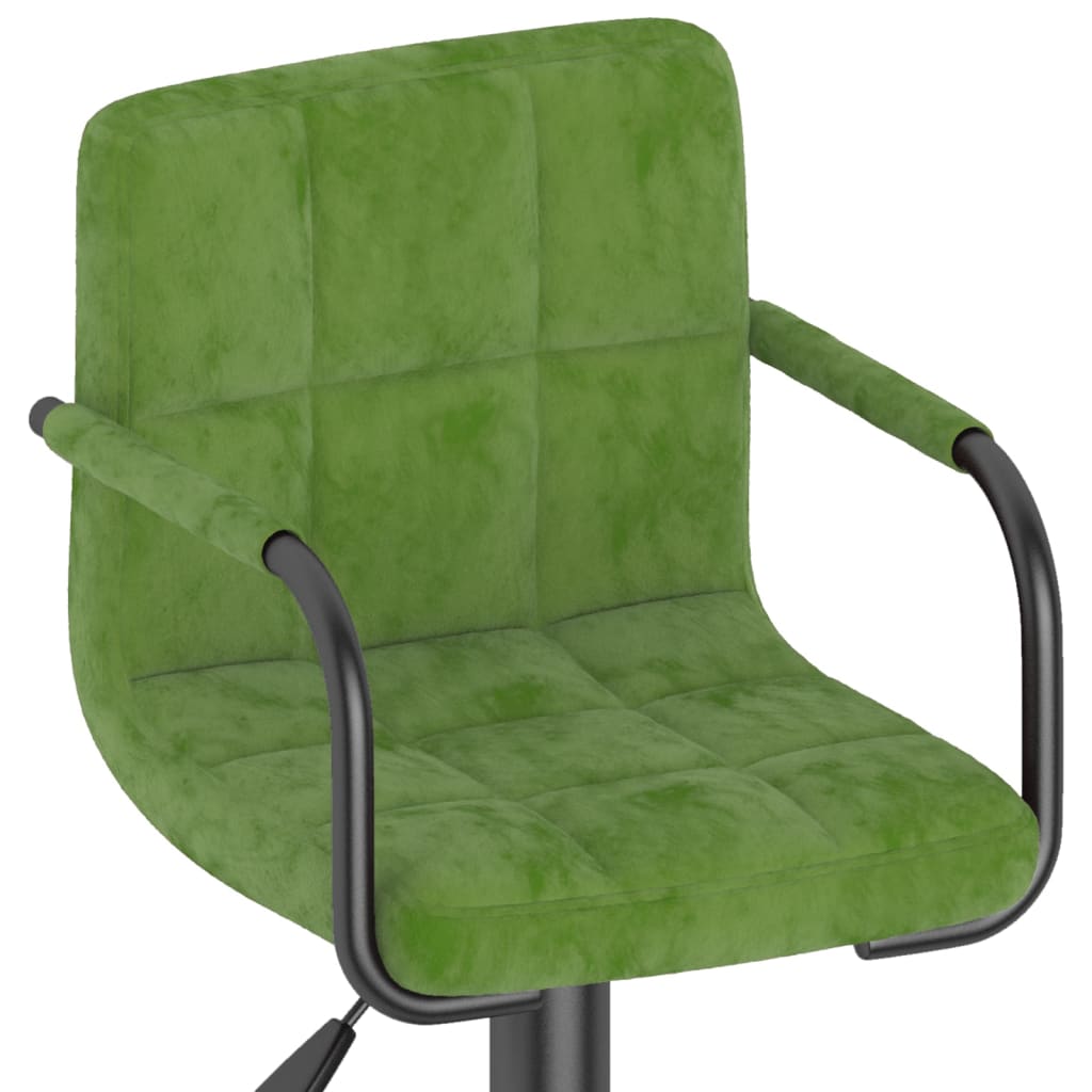 Tabouret de bar Vert clair Velours - XIOS