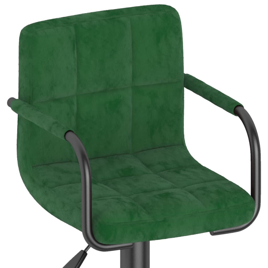 Tabouret de bar Vert foncé Velours - XIOS