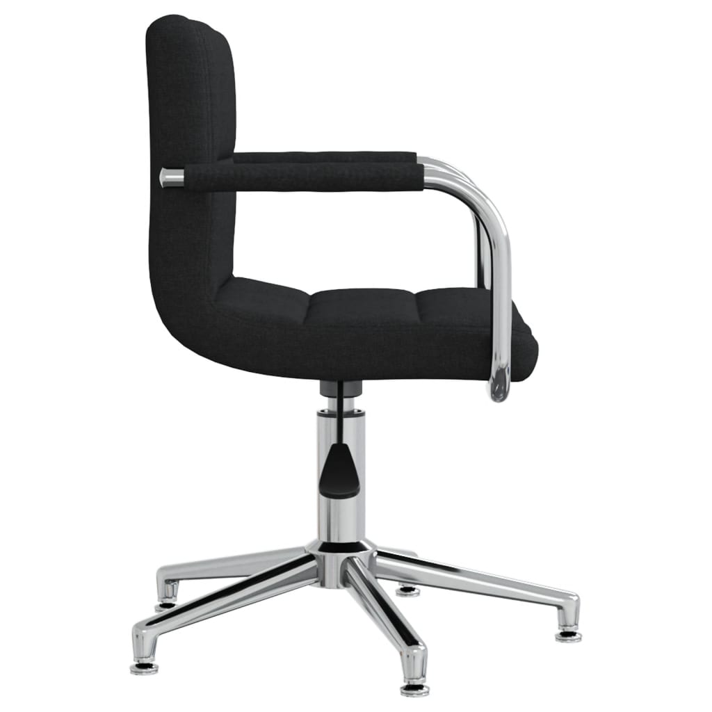 Chaise pivotante de bureau Noir Tissu - XIOS
