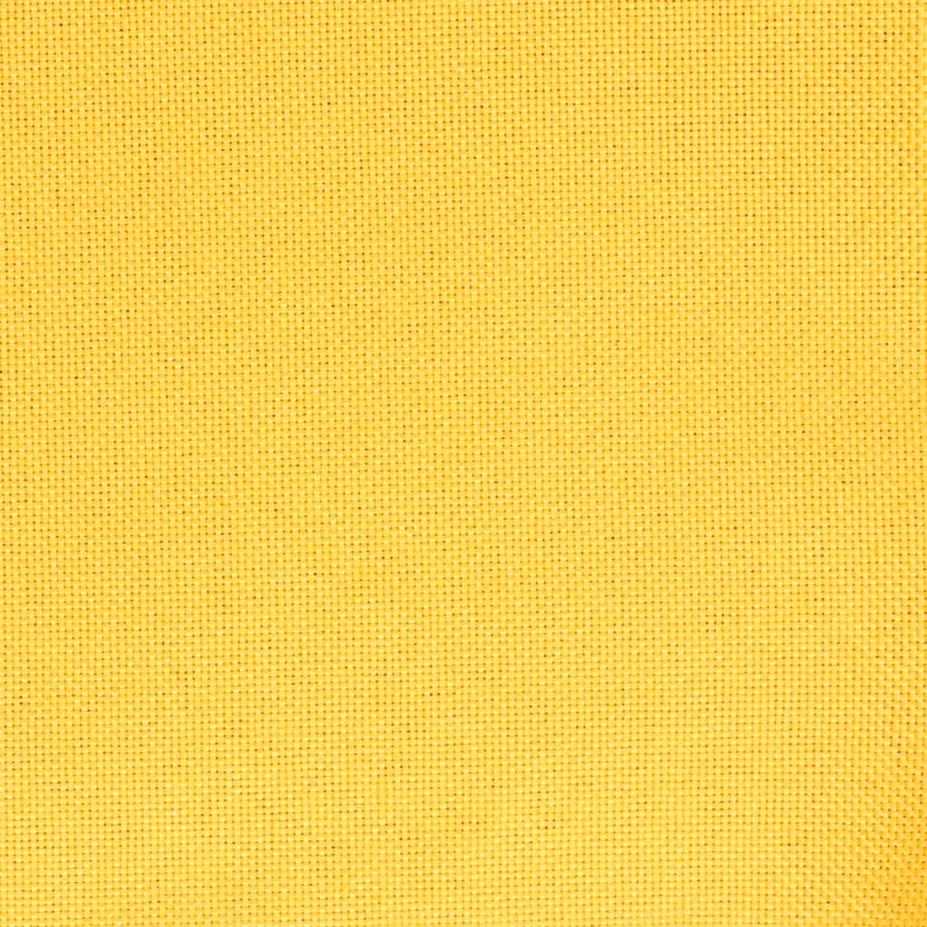 Chaise pivotante de bureau Jaune moutarde Tissu