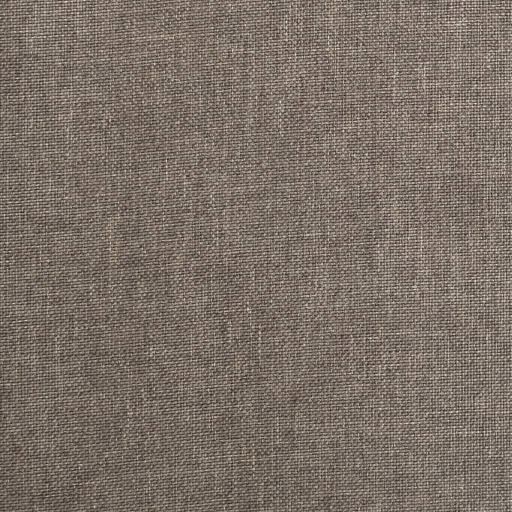 Chaise pivotante de bureau Taupe Tissu