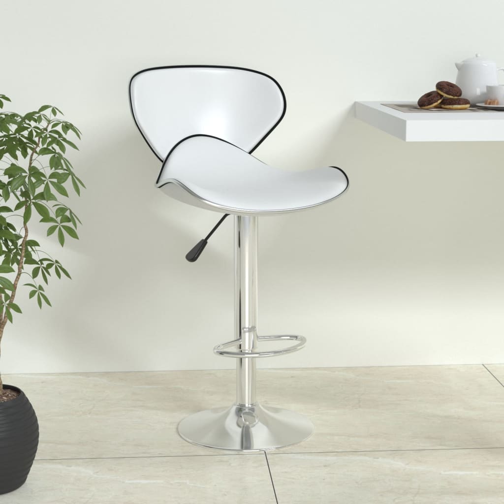 Tabouret de bar Blanc Similicuir - XIOS