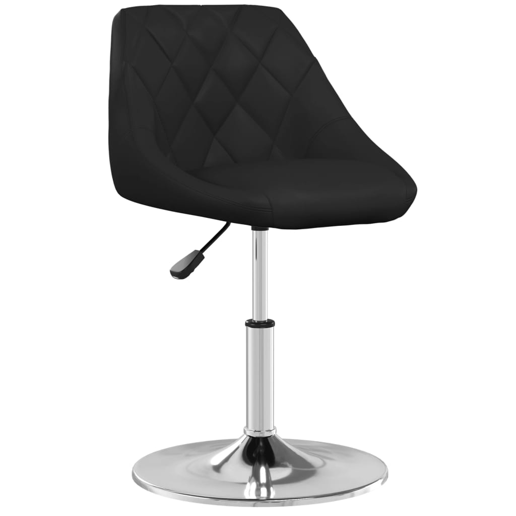 Chaise de salle à manger Noir Similicuir - XIOS