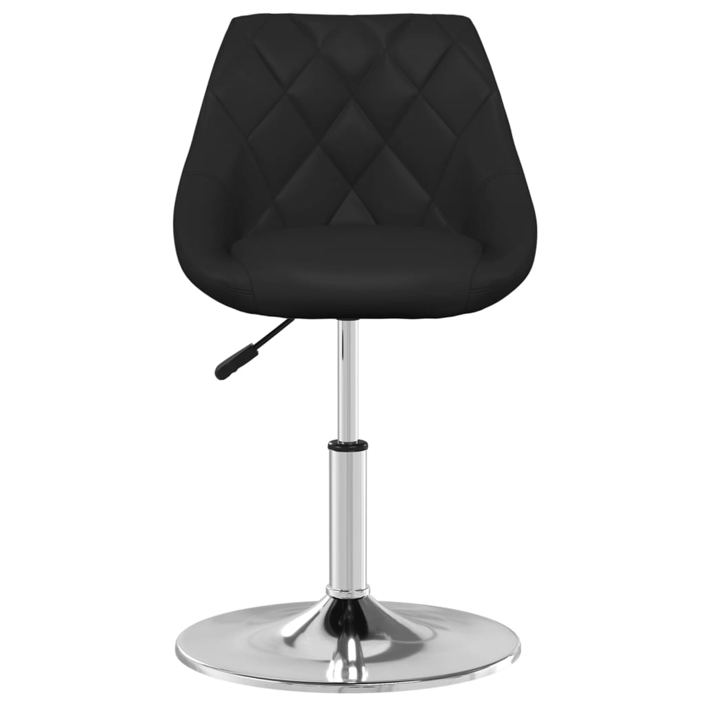 Chaise de salle à manger Noir Similicuir - XIOS