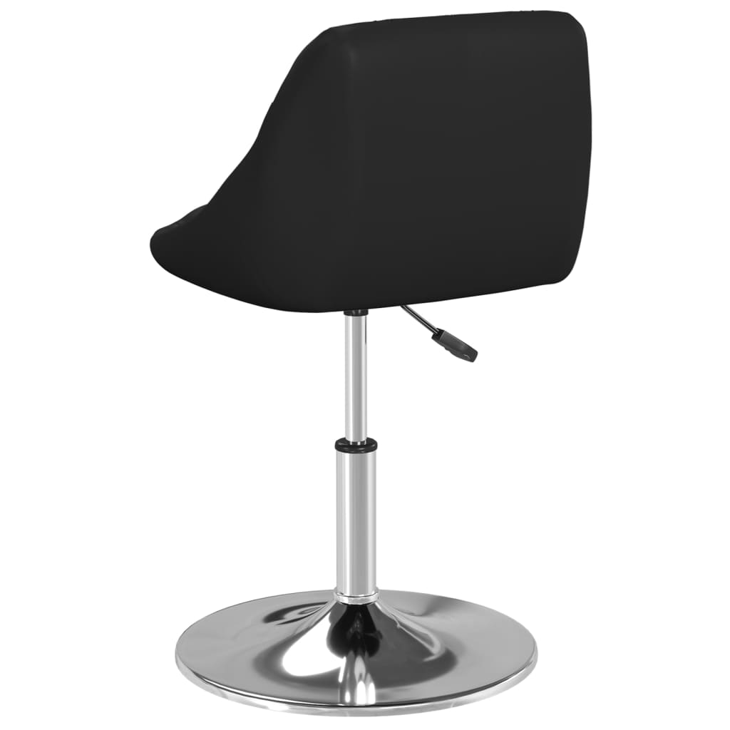 Chaise de salle à manger Noir Similicuir - XIOS