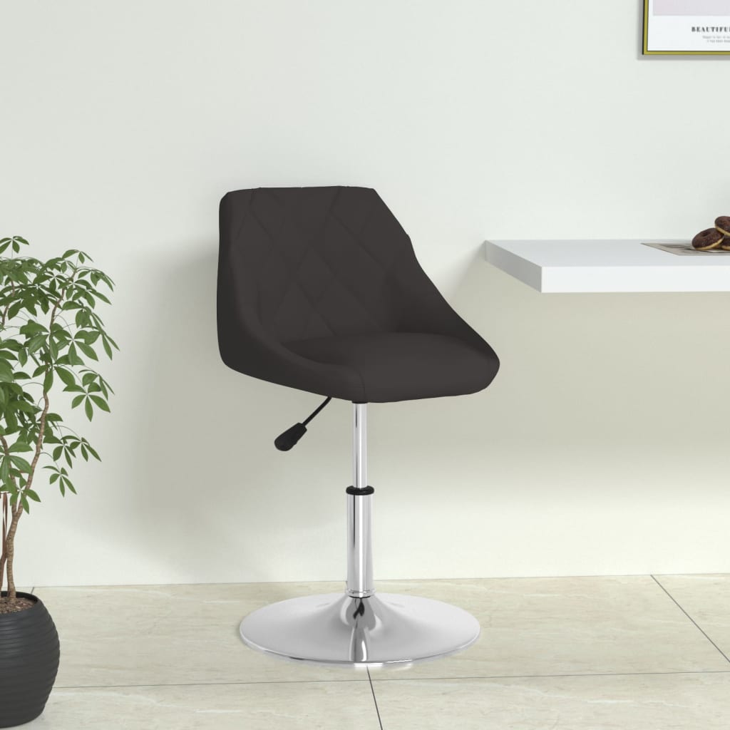 Chaise de salle à manger Noir Similicuir - XIOS