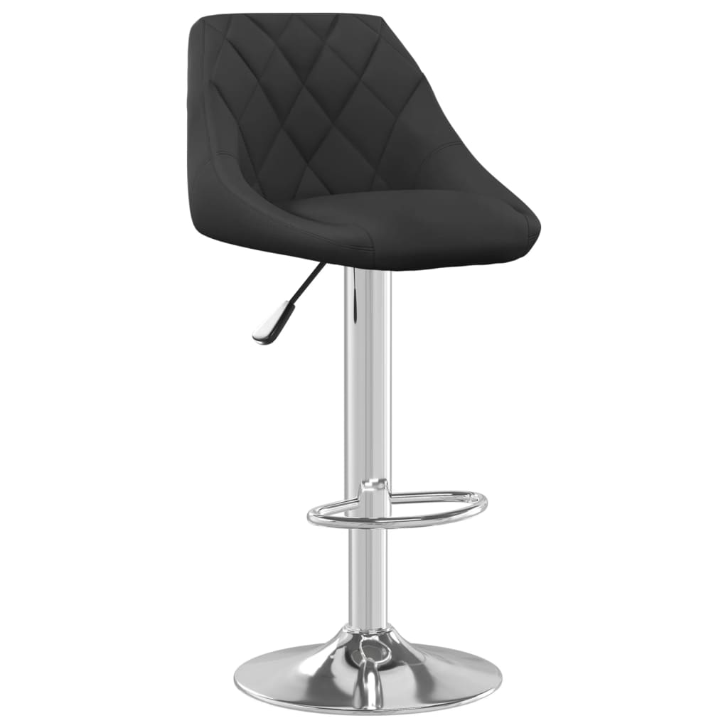 Tabouret de bar Noir Velours - XIOS