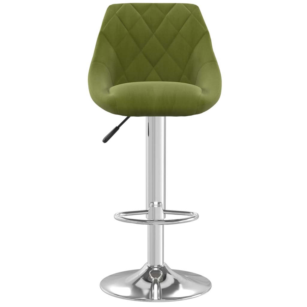 Tabouret de bar Vert clair Velours - XIOS