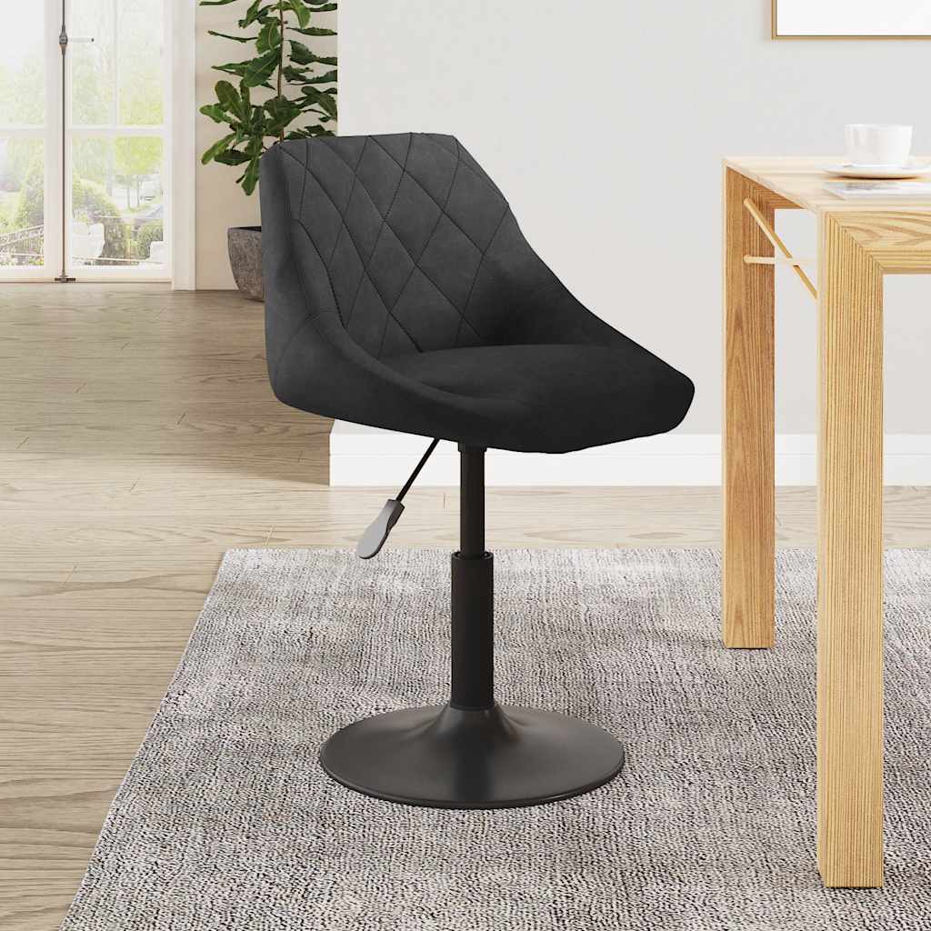 Tabouret de bar Noir Velours - XIOS