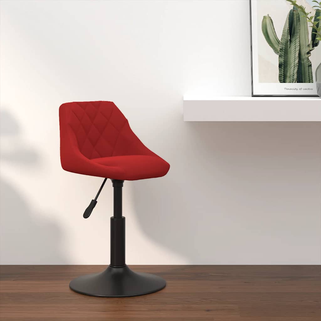 Tabouret de bar Rouge bordeaux Velours Tabourets de bar vidaXL