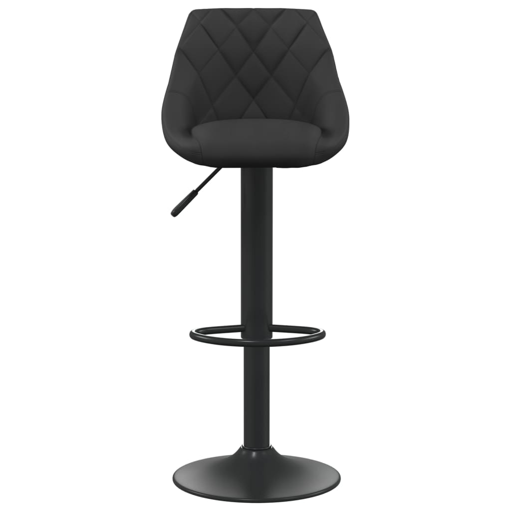 Tabouret de bar Noir Velours - XIOS