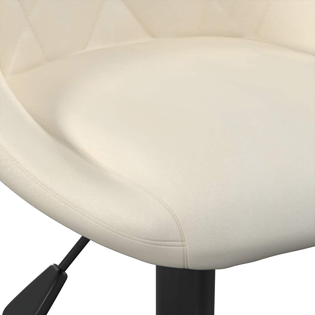 Chaise à manger Crème Velours - XIOS