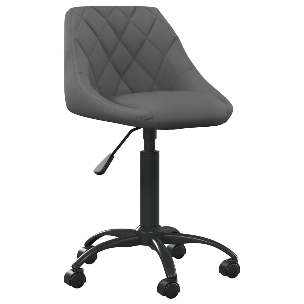 Chaise de salle à manger Gris foncé Velours - XIOS