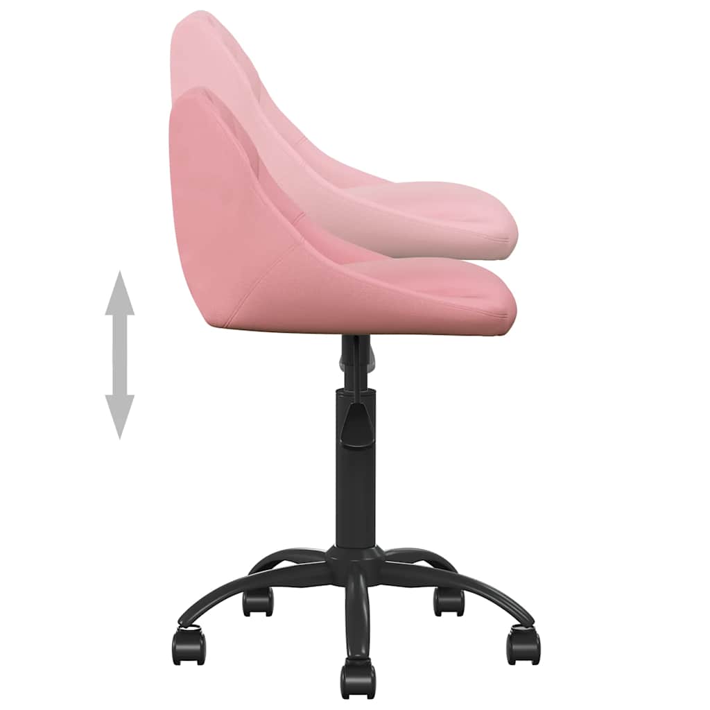 Chaise à manger Rose Velours - XIOS
