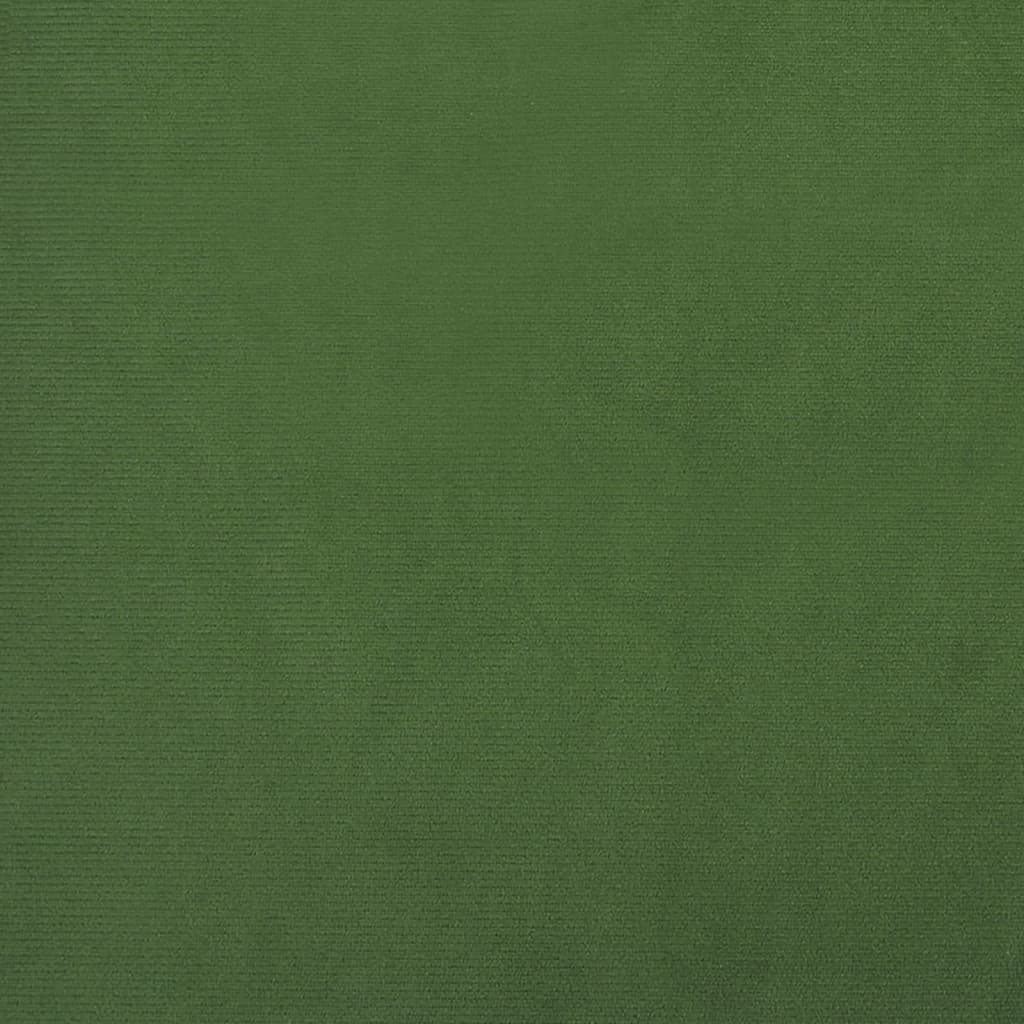 Chaises pivotantes à manger lot de 2 vert foncé velours - XIOS