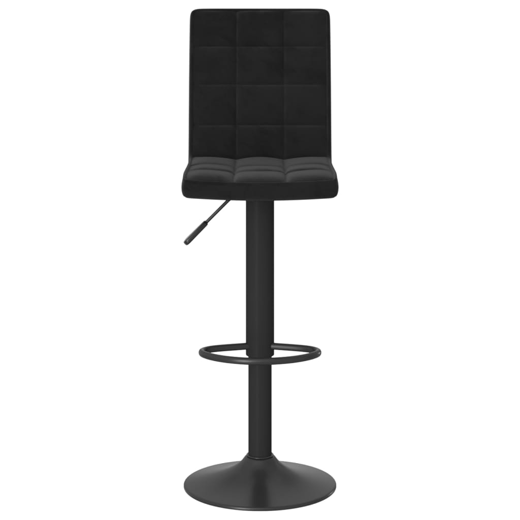 Tabouret de bar Noir Velours - XIOS
