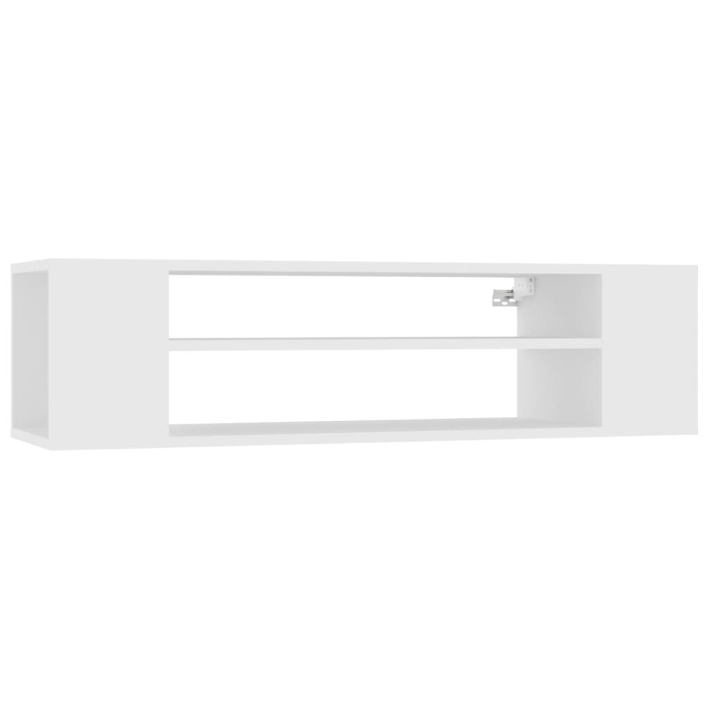Meuble TV suspendu Blanc 100x30x26,5 cm Bois d’ingénierie - XIOS